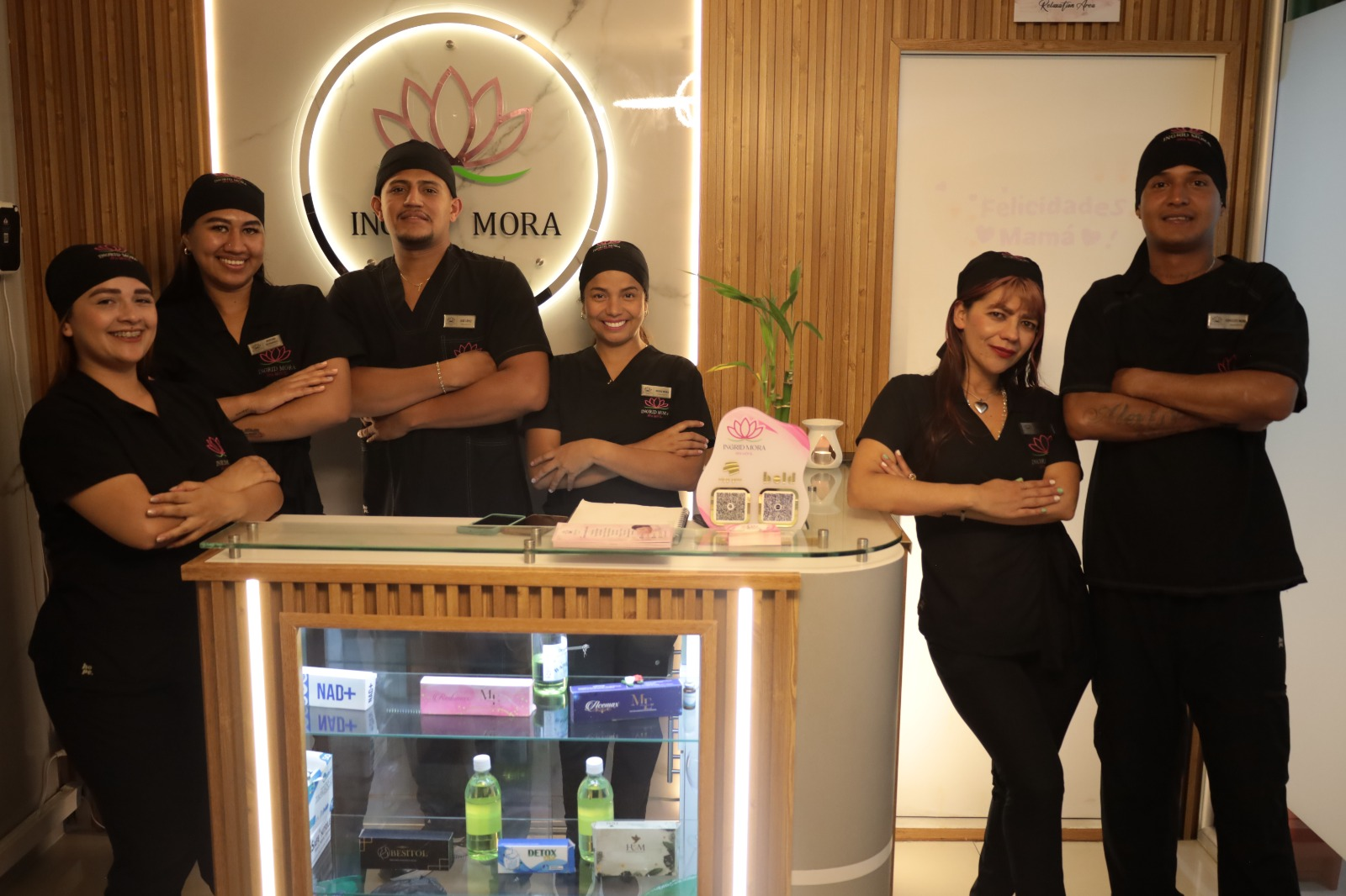 Equipo de terapeutas de Imora Spa en Bogotá